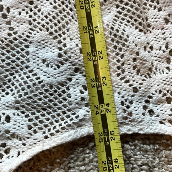 Forever 21 cardigan knitted embroidered white - Picture 7 of 9